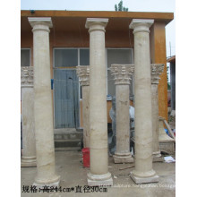 Marble home outdoor decor pillar marble columns for sale